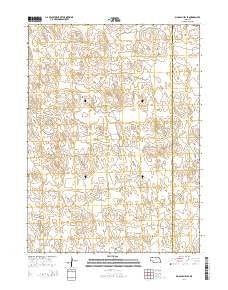Big Bald Hill SE Nebraska Current topographic map, 1:24000 scale, 7.5 X 7.5 Minute, Year 2014
