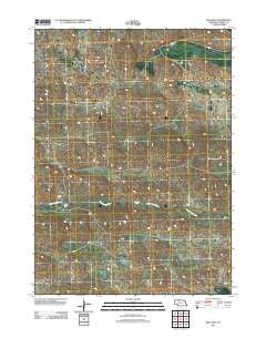 Big Falls Nebraska Historical topographic map, 1:24000 scale, 7.5 X 7.5 Minute, Year 2011