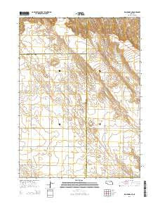Big Springs NE Nebraska Current topographic map, 1:24000 scale, 7.5 X 7.5 Minute, Year 2014