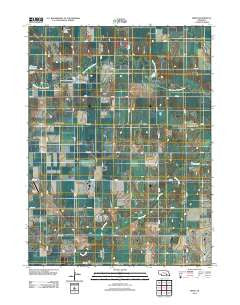 Bixby Nebraska Historical topographic map, 1:24000 scale, 7.5 X 7.5 Minute, Year 2011