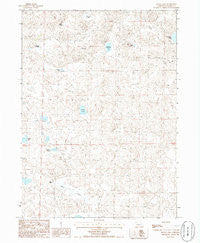 Black Lake Nebraska Historical topographic map, 1:24000 scale, 7.5 X 7.5 Minute, Year 1986