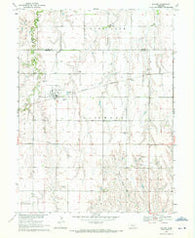 Bladen Nebraska Historical topographic map, 1:24000 scale, 7.5 X 7.5 Minute, Year 1969