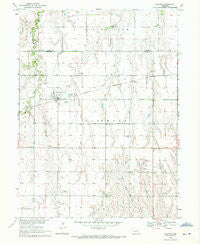 Bladen Nebraska Historical topographic map, 1:24000 scale, 7.5 X 7.5 Minute, Year 1969