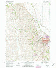 Blair Nebraska Historical topographic map, 1:24000 scale, 7.5 X 7.5 Minute, Year 1970
