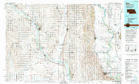 Blair Nebraska Historical topographic map, 1:100000 scale, 30 X 60 Minute, Year 1986