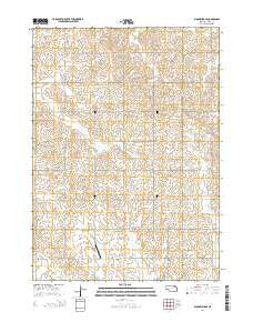 Bloomfield SE Nebraska Current topographic map, 1:24000 scale, 7.5 X 7.5 Minute, Year 2014