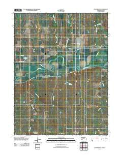 Bloomington Nebraska Historical topographic map, 1:24000 scale, 7.5 X 7.5 Minute, Year 2011