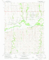 Bloomington Nebraska Historical topographic map, 1:24000 scale, 7.5 X 7.5 Minute, Year 1973
