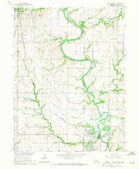 Blue Springs Nebraska Historical topographic map, 1:24000 scale, 7.5 X 7.5 Minute, Year 1964