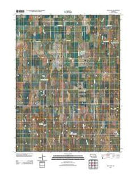 Blue Hill Nebraska Historical topographic map, 1:24000 scale, 7.5 X 7.5 Minute, Year 2011