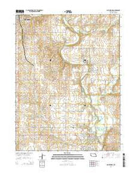 Blue Springs Nebraska Current topographic map, 1:24000 scale, 7.5 X 7.5 Minute, Year 2014