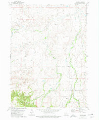 Bodarc Nebraska Historical topographic map, 1:24000 scale, 7.5 X 7.5 Minute, Year 1980