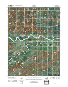 Boelus Nebraska Historical topographic map, 1:24000 scale, 7.5 X 7.5 Minute, Year 2011
