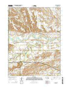Boelus Nebraska Current topographic map, 1:24000 scale, 7.5 X 7.5 Minute, Year 2014
