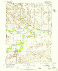 Boelus Nebraska Historical topographic map, 1:24000 scale, 7.5 X 7.5 Minute, Year 1953