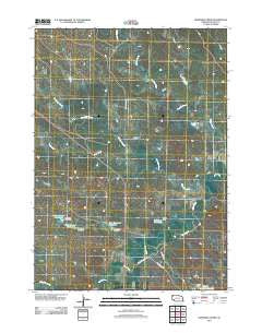 Bohemian Creek Nebraska Historical topographic map, 1:24000 scale, 7.5 X 7.5 Minute, Year 2011
