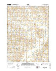 Bohemian Creek Nebraska Current topographic map, 1:24000 scale, 7.5 X 7.5 Minute, Year 2014