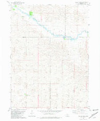 Boiling Spring Nebraska Historical topographic map, 1:24000 scale, 7.5 X 7.5 Minute, Year 1981