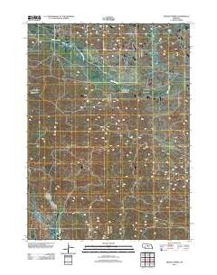 Boiling Spring Nebraska Historical topographic map, 1:24000 scale, 7.5 X 7.5 Minute, Year 2011