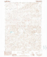 Bornemann Lake Nebraska Historical topographic map, 1:24000 scale, 7.5 X 7.5 Minute, Year 1990