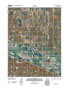 Bostwick Nebraska Historical topographic map, 1:24000 scale, 7.5 X 7.5 Minute, Year 2011