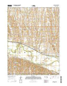 Bostwick Nebraska Current topographic map, 1:24000 scale, 7.5 X 7.5 Minute, Year 2014