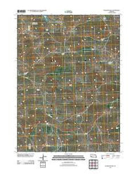 Bourquim Hill Nebraska Historical topographic map, 1:24000 scale, 7.5 X 7.5 Minute, Year 2011