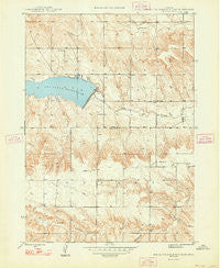 Box Butte Reservoir East Nebraska Historical topographic map, 1:24000 scale, 7.5 X 7.5 Minute, Year 1948