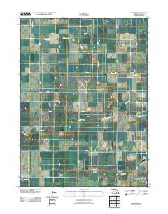 Bradshaw Nebraska Historical topographic map, 1:24000 scale, 7.5 X 7.5 Minute, Year 2011