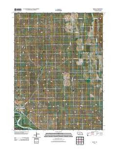 Brady Nebraska Historical topographic map, 1:24000 scale, 7.5 X 7.5 Minute, Year 2011