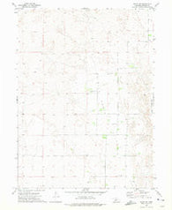 Brady NE Nebraska Historical topographic map, 1:24000 scale, 7.5 X 7.5 Minute, Year 1972