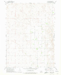 Brady NE Nebraska Historical topographic map, 1:24000 scale, 7.5 X 7.5 Minute, Year 1972