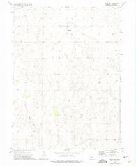 Brady NW Nebraska Historical topographic map, 1:24000 scale, 7.5 X 7.5 Minute, Year 1972