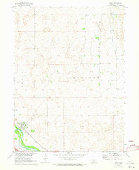 Brady Nebraska Historical topographic map, 1:24000 scale, 7.5 X 7.5 Minute, Year 1970