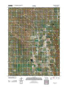 Brady NE Nebraska Historical topographic map, 1:24000 scale, 7.5 X 7.5 Minute, Year 2011