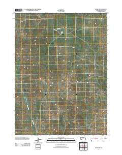 Brady NW Nebraska Historical topographic map, 1:24000 scale, 7.5 X 7.5 Minute, Year 2011