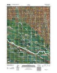 Brady SW Nebraska Historical topographic map, 1:24000 scale, 7.5 X 7.5 Minute, Year 2011