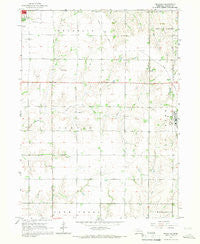 Brainard Nebraska Historical topographic map, 1:24000 scale, 7.5 X 7.5 Minute, Year 1965