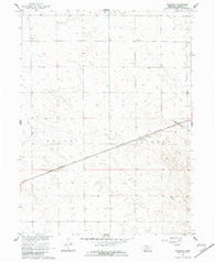 Brandon Nebraska Historical topographic map, 1:24000 scale, 7.5 X 7.5 Minute, Year 1961