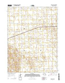 Brandon SE Nebraska Current topographic map, 1:24000 scale, 7.5 X 7.5 Minute, Year 2014