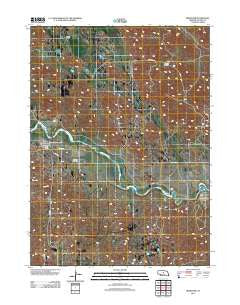 Brewster Nebraska Historical topographic map, 1:24000 scale, 7.5 X 7.5 Minute, Year 2011