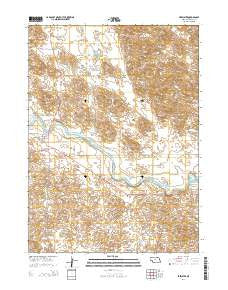 Brewster Nebraska Current topographic map, 1:24000 scale, 7.5 X 7.5 Minute, Year 2014