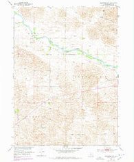 Brewster NW Nebraska Historical topographic map, 1:24000 scale, 7.5 X 7.5 Minute, Year 1952