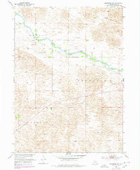 Brewster NW Nebraska Historical topographic map, 1:24000 scale, 7.5 X 7.5 Minute, Year 1952