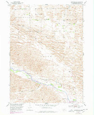Brewster SE Nebraska Historical topographic map, 1:24000 scale, 7.5 X 7.5 Minute, Year 1952