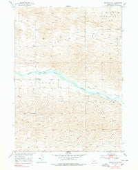 Brewster SW Nebraska Historical topographic map, 1:24000 scale, 7.5 X 7.5 Minute, Year 1952