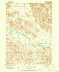 Brewster Nebraska Historical topographic map, 1:24000 scale, 7.5 X 7.5 Minute, Year 1952