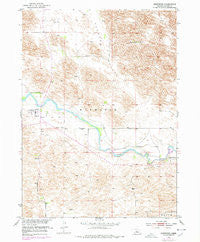 Brewster Nebraska Historical topographic map, 1:24000 scale, 7.5 X 7.5 Minute, Year 1952