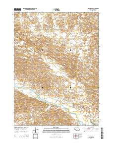 Brewster SE Nebraska Current topographic map, 1:24000 scale, 7.5 X 7.5 Minute, Year 2014