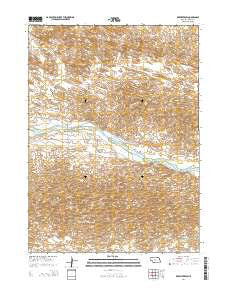 Brewster SW Nebraska Current topographic map, 1:24000 scale, 7.5 X 7.5 Minute, Year 2014